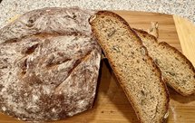 南瓜籽全麦欧包，超简单配方