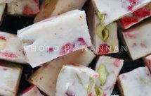 草莓开心果牛轧糖(棉花糖版)