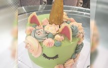 开心果独角兽蛋糕