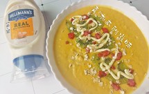 营养早餐:南瓜栗子牛奶燕麦粥