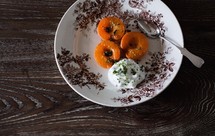 开心果奶油烤杏