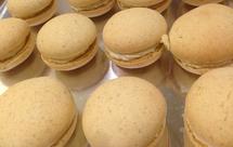 纯天然开心果法式马卡龙