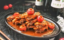 鲜山楂烧鸡翅
