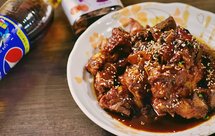 话梅可乐炖子排