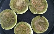 煎艾糍（花生核桃瓜子仁馅）