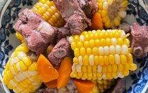 眉豆赤小豆排骨汤（不放盐）