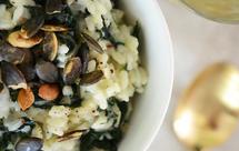 意式甘蓝南瓜子烩饭 Tuscan Kale And Pumpkin Seed Risotto