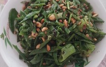 跟喷香哥学做菜-清炒梅豆（清炒秋米豆）