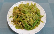 清炒梅豆角