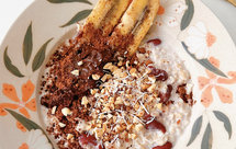 香蕉可可红腰豆燕麦粥（ref.豆沙肉包）