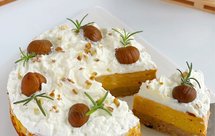 南瓜栗子巴斯克蛋糕