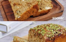 香蕉果仁磅蛋糕 | 香蕉放黑了别扔，做成蛋糕超好吃！搅一搅就能成功！