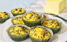 南瓜肉松黄油麦芬（快手易做）