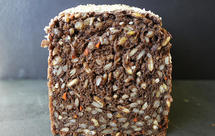 丹麦黑麦葵花籽吐司丨健康·烘焙