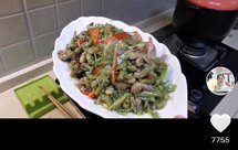 转小黄豆妈美食-扁豆丝炒肉-晚餐40集