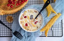 花胶桃胶炖奶&蔓越莓花胶奶冻（附花胶泡发）