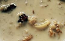 牛奶燕麦白果粥