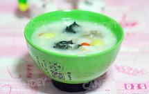 海参瘦肉白果粥