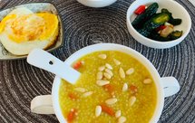 松子仁南瓜小米粥