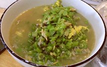 海鲜芸豆打卤面