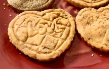 玫瑰开心果饼干