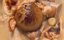 眉豆花生煲鸡脚