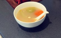 清甜南北杏合掌瓜眉豆汤（斋汤）
