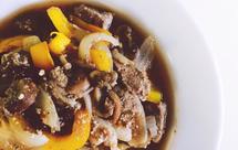 减脂增肌 | 蚝油牛肉洋葱蘑菇甜椒杂烩