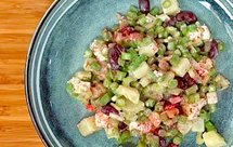 豆角红腰豆土豆奶酪沙拉