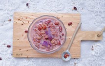 紫薯红腰豆牛奶粥#麦子厨房美食锅#