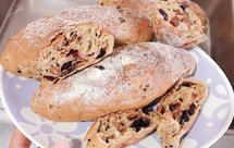 坚果红枣蔓越莓软欧包