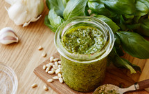经典香蒜松子酱 蒜香酱Classic pesto丨低碳生酮蘸酱