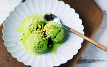 浓醇开心果酱冰淇淋（免搅打）