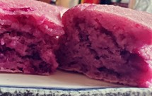 紫薯蒸糕 (酵母版)