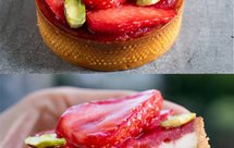 翻译食谱 | 草莓开心果塔