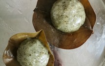 眉豆粄（艾叶青团）