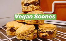#Vegan#素食烘焙 全麦椰奶开心果司康（真的健康）