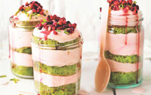 开心果石榴梅森罐蛋糕