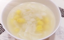 山药百合白果糖水