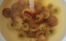 山楂干泡菊花茶飲