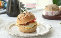 一发低脂全麦汉堡胚