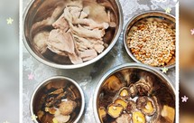 花生眉豆煲鸡脚