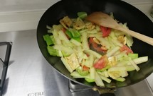 咖喱味炒西瓜皮