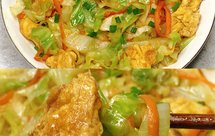 超级下饭的家常菜！给肉都不换的包菜炒鸡蛋