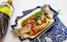 家常菜/捞汁清蒸鲈鱼