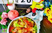 ㊙️家常干锅花菜❗这样做和饭店一个味道～