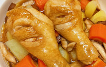 减脂也可以吃的时蔬蒸鸡腿