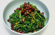 凉拌芝麻酱菠菜