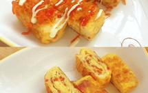 快手营养早餐胡萝卜鸡蛋卷