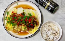 鲜❗️15分钟快手菜之虾米蒸娃娃菜